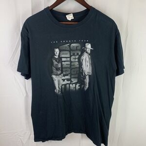 Florida Georgia Line Shirt Adult XL The Smooth Concert Tour‎ 2017 T-Shirt Black